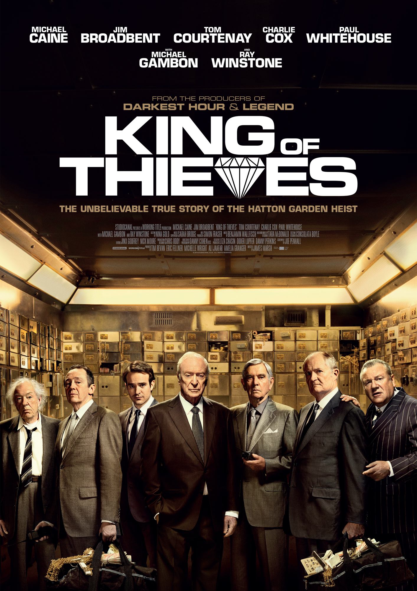 دانلود فیلم King of Thieves 2018 شاه دزد با دوبله فارسی و کیفیت عالی