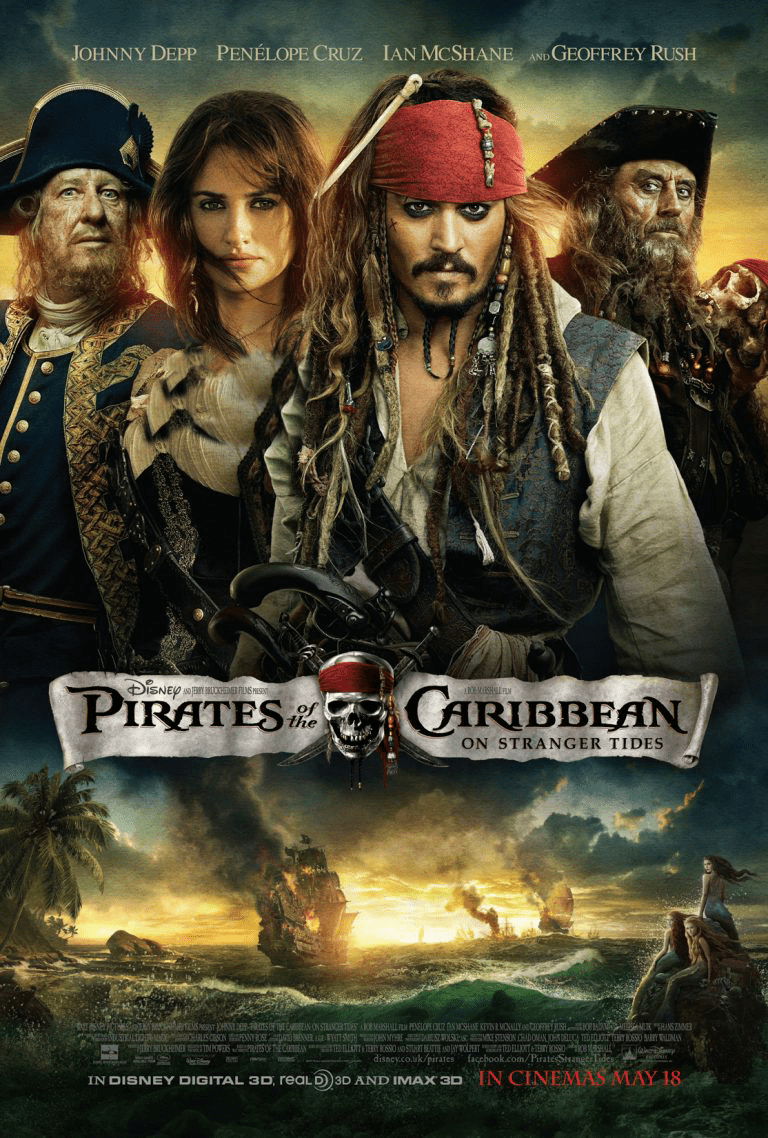 دانلود فیلم Pirates of the Caribbean: On Stranger Tides 2011 دزدان دریایی کارائیب ۴ سوار بر امواج ناشناخته با دوبله فارسی و کیفیت عالی