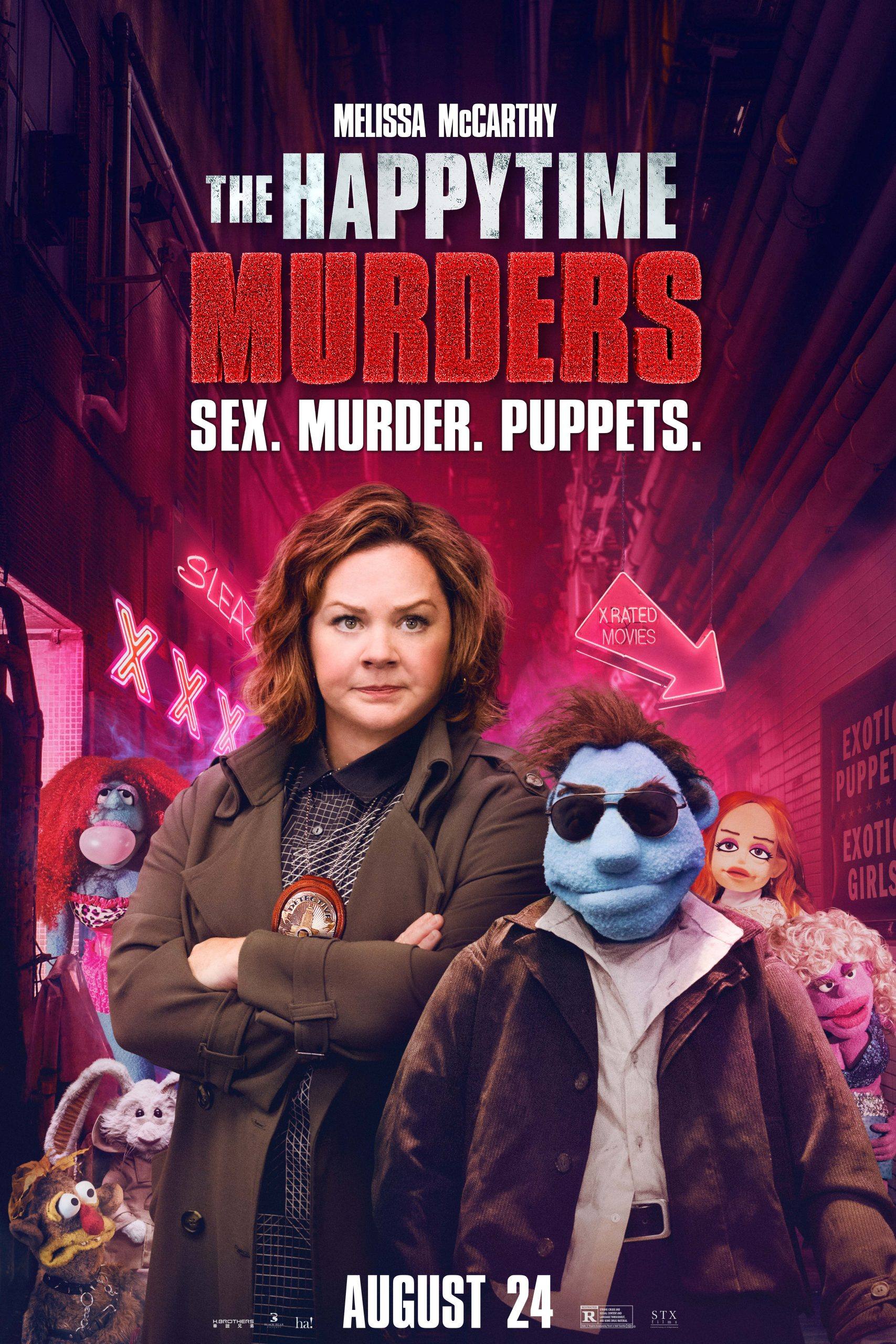 دانلود فیلم The Happytime Murders 2018 قتل در ساعات خوش با دوبله فارسی