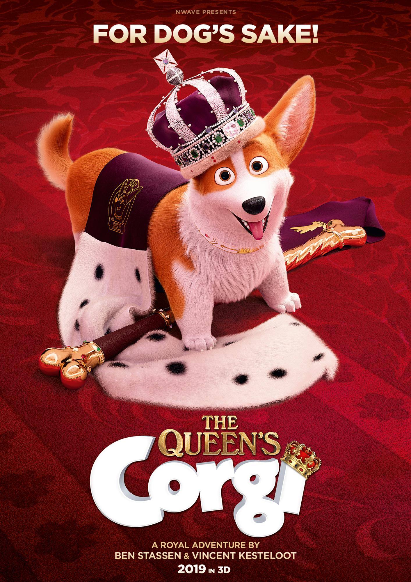 دانلود انیمیشن سگ مورد علاقه ملکه The Queens Corgi 2019 دوبله فارسی